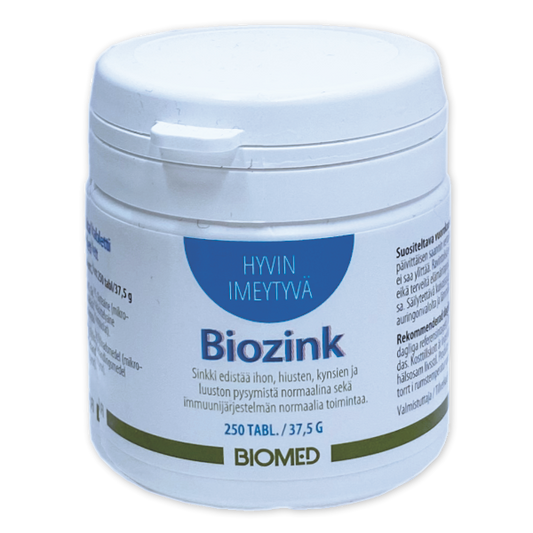 Biomed Biozink 250 tablettia