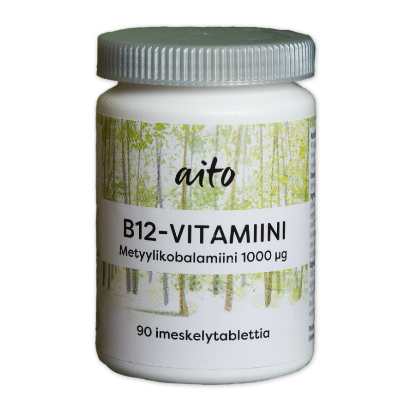 Aito B12-vitamiini 1000ug 90 imeskelytablettia