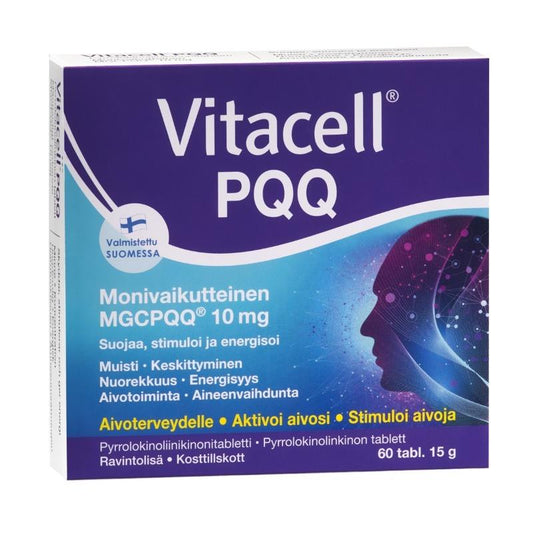 Vitacell PQQ 60 tablettia