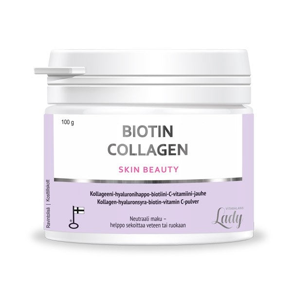 Biotin Collagen jauhe 100 grammaa