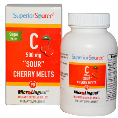 SuperiorSource Microlingual C-vitamiini 500mg