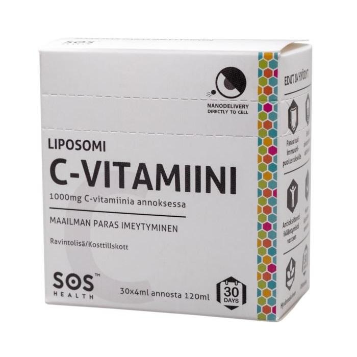 Liposomi C-vitamiini 30 annosta